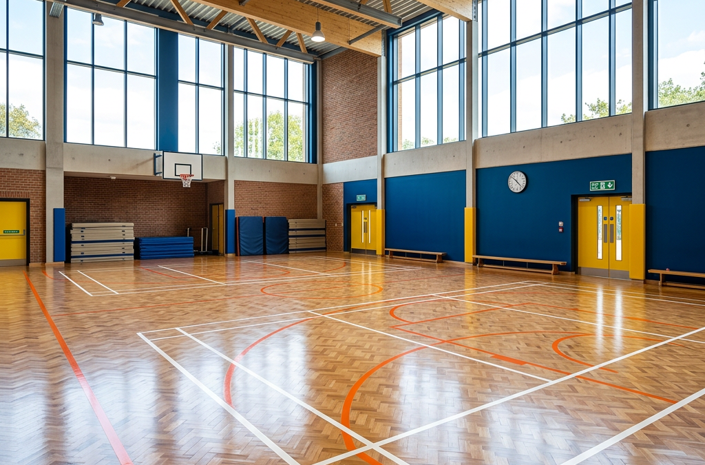 Sports Hall Floor Refinishing: Durability for South West London Schools