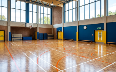 Sports Hall Floor Refinishing: Durability for South West London Schools
