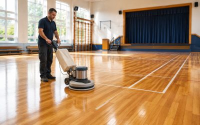 School Gym Floor Maintenance in South West London